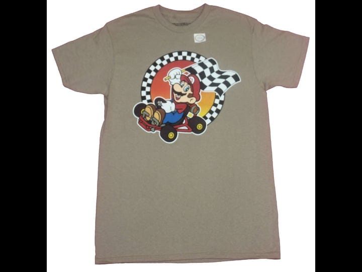 mario-kart-mens-t-shirt-mario-karting-in-with-the-checkered-flag-1