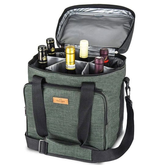 freshore-insulated-wine-carrier-6-bottle-bag-tote-removable-padded-divider-portable-travel-padded-co-1