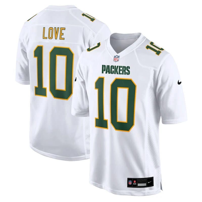 Men's Nike Jordan Love Green Bay Packers Jersey (Small) | Image