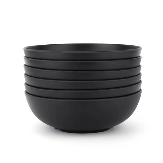 koxin-karlu-melamine-bowls-7-5-inch-pasta-bowls-salad-bowl-set-of-6-black-1