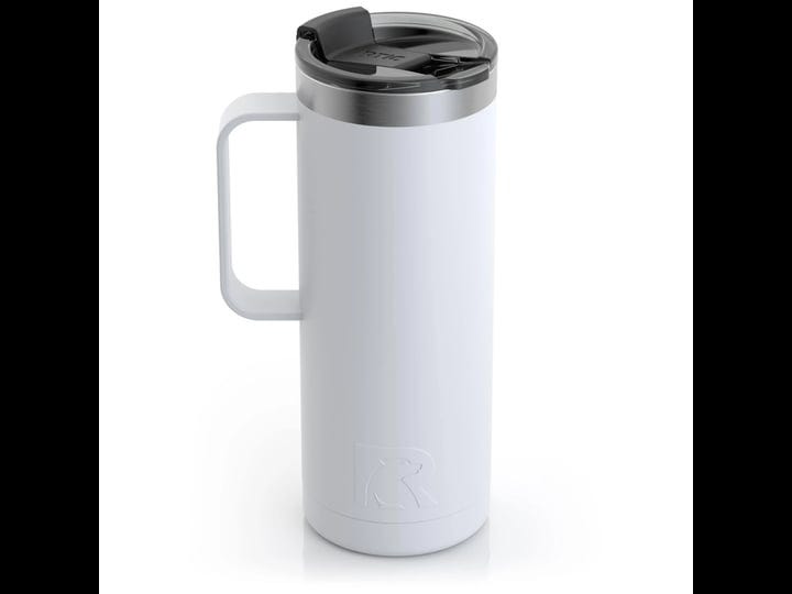 rtic-20oz-travel-mug-white-matte-stainless-steel-vacuum-insulated-flip-top-lid-1