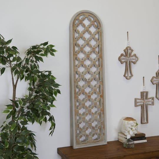 decmode-brown-wood-carved-trellis-geometric-wall-decor-1