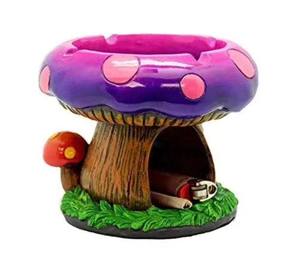 fantasy-gifts-2996-mega-mushroom-ashtray-with-lighter-stash-spot-4-1-2-inches-ta-1