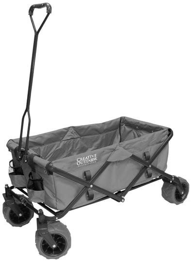 creative-outdoor-all-terrain-folding-wagon-gray-1