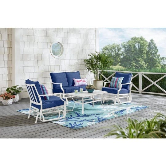 hampton-bay-harbor-point-white-4-piece-metal-patio-conversation-set-with-cushionguard-mariner-blue-c-1