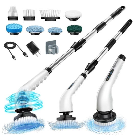 electric-spin-scrubber-shower-scrubber-cordless-cleaning-brush-with-8-replaceable-brush-heads-and-sq-1