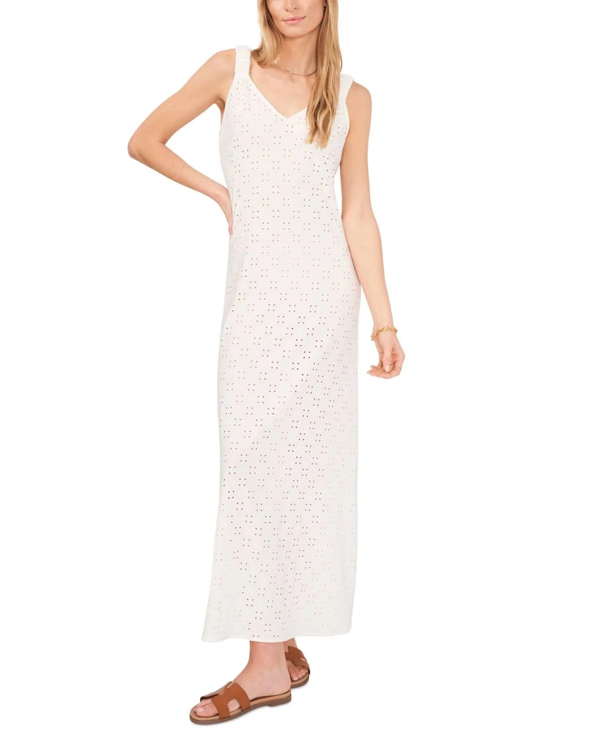 White Eyelet Maxi Dress from 1.State for Women | Image
