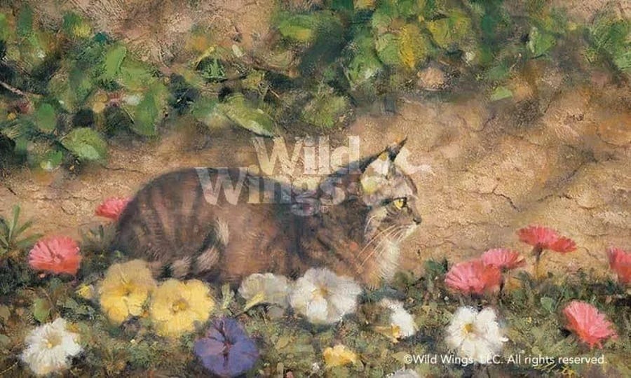 in-the-garden-cat-art-print-wall-art-1