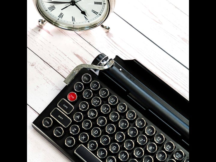 qwerkywriter-s-typewriter-inspired-retro-mechanical-wired-wireless-keyboard-with-tablet-1