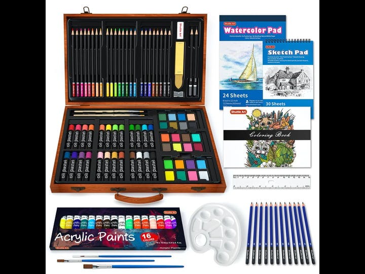 shuttle-art-118-piece-deluxe-art-set-art-supplies-in-wooden-case-painting-drawing-art-kit-with-acryl-1