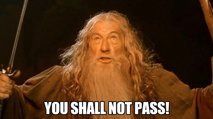 You shall not pass — Gandalf (or the Borrow Checker)