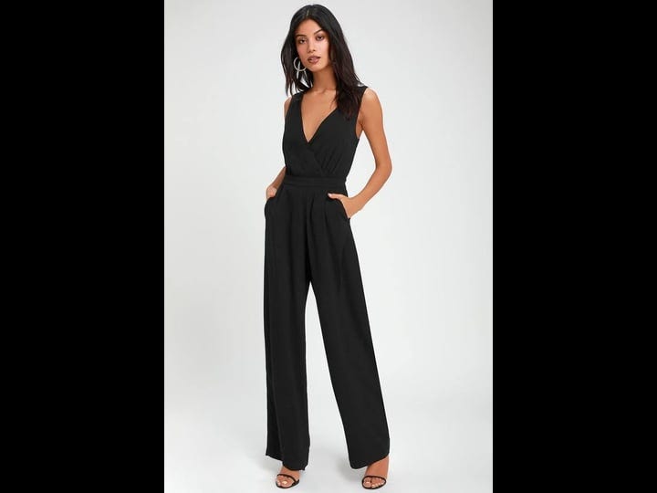 lulus-kiska-black-lace-wide-leg-jumpsuit-size-small-100-polyester-1