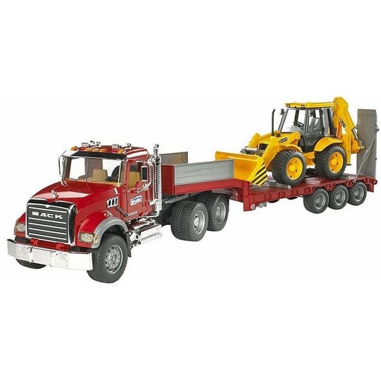 bruder-02813-mack-granite-flatbed-truck-with-jcb-loader-backhoe-1