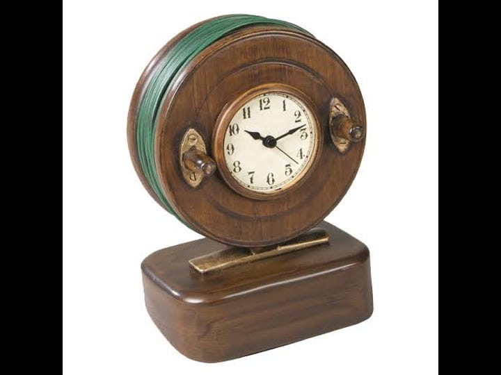 vintage-wooden-look-fly-reel-clock-from-black-forest-decor-1