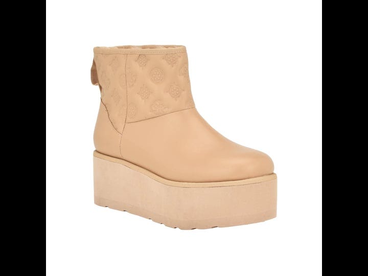 guess-jilla-platform-bootie-womens-natural-size-8-5-boots-1
