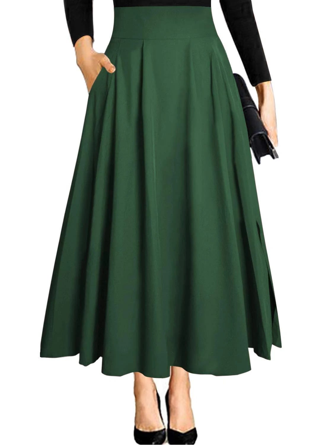 Maxi Skirt for Women with Pockets | Image