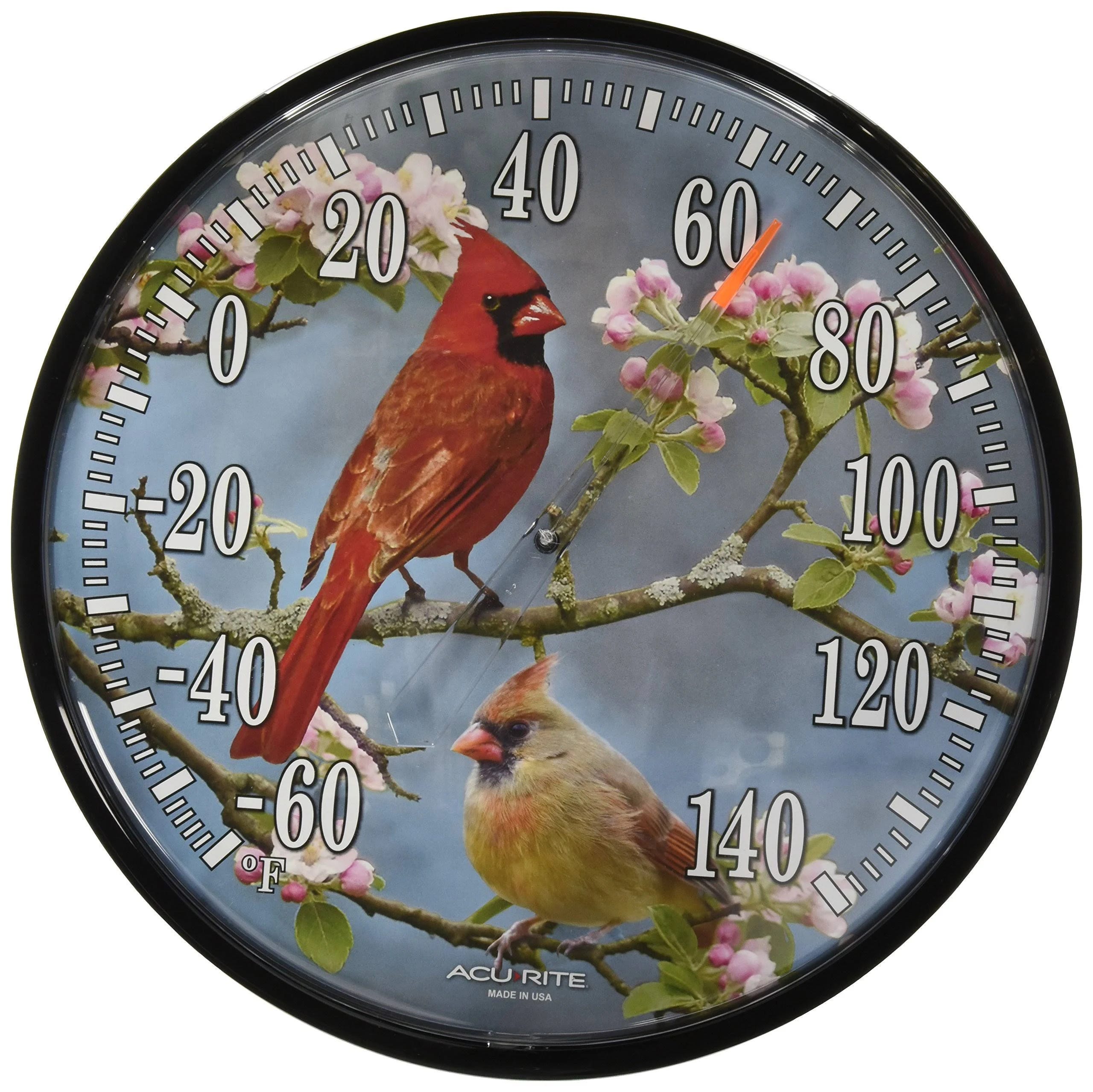AcuRite Wildlife Collection 12.5-inch Cardinal Thermometer | Image