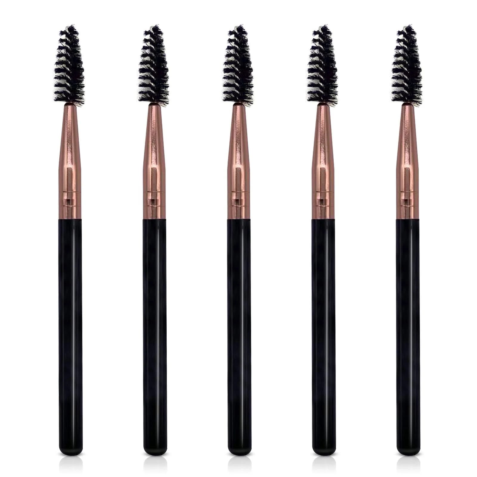 UorPoto Eyelash Brush Wands Set with 5pcs Spoolies for Makeup and Extensions | Image
