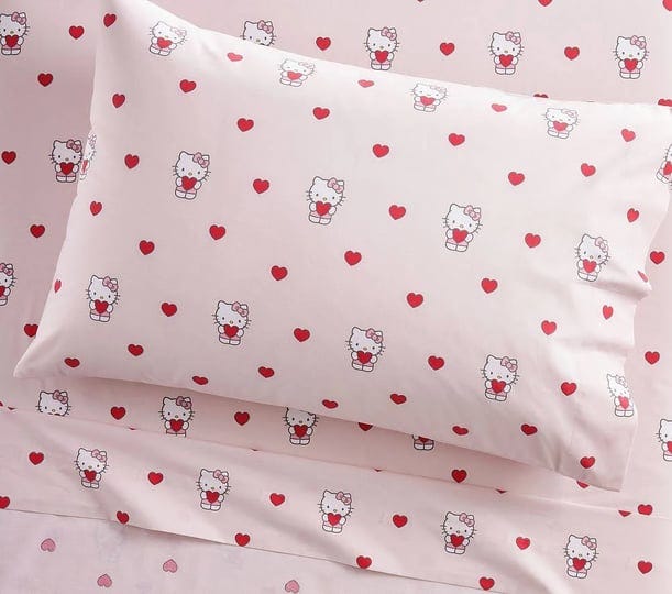 hello-kitty-heart-sheet-set-twin-ivory-red-1