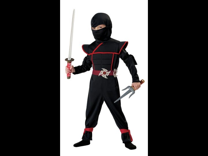 california-costumes-toddler-boys-stealth-ninja-halloween-costume-black-red-m-1