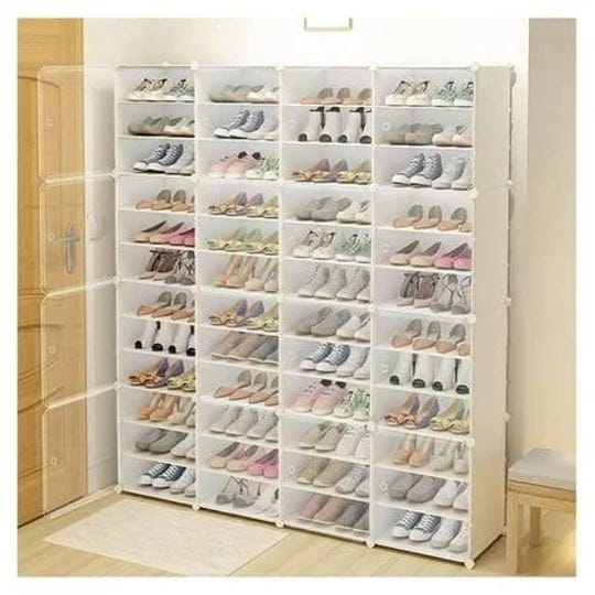 shoe-rack-96-pairs-shoe-organizer-narrow-standing-transparent-plastic-shoe-storage-boxes-with-doors--1