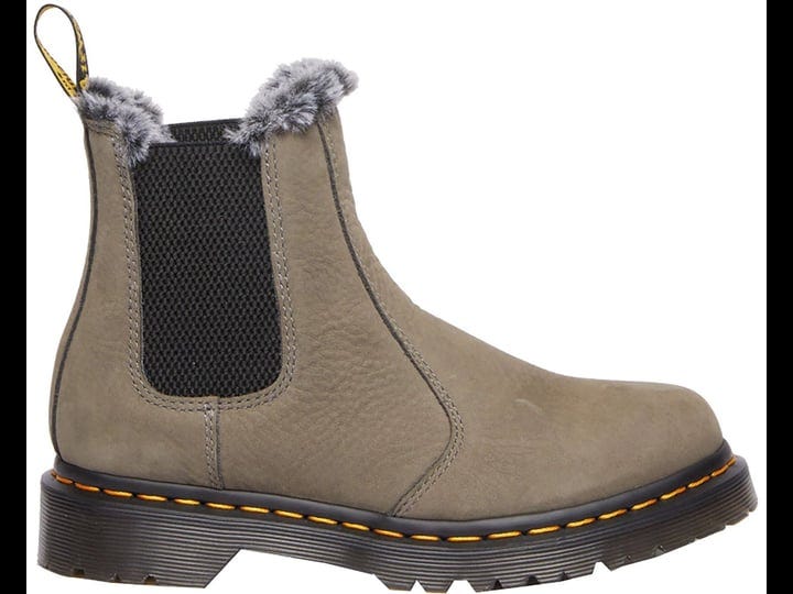 dr-martens-womens-2976-leonore-faux-fur-lined-casual-chelsea-boots-size-11-grey-1