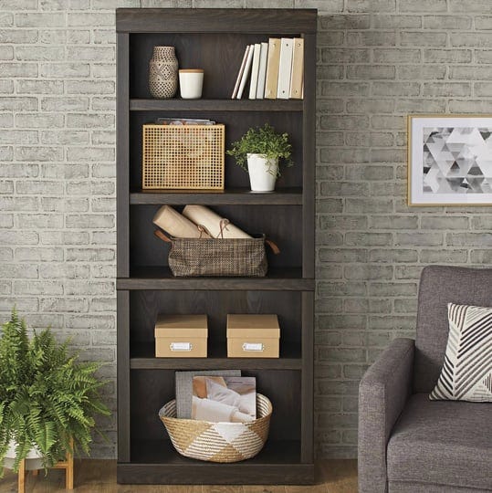 better-homes-gardens-glendale-5-shelf-bookcase-dark-oak-finish-1