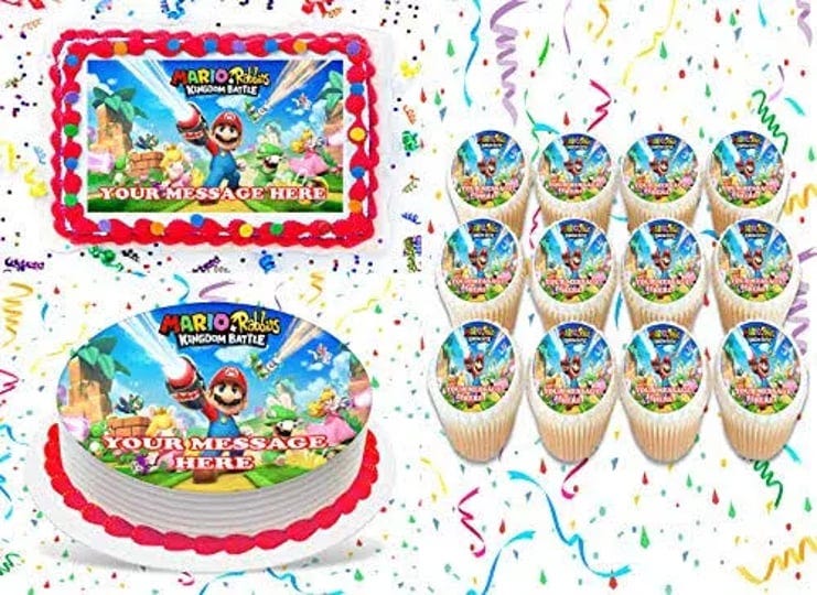 mario-and-rabbids-kingdom-battle-cake-topper-edible-image-personalized-cupcakes-frosting-sugar-sheet-1