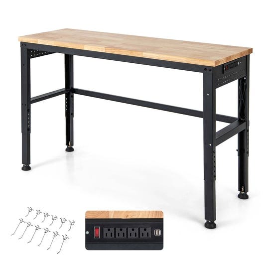 costway-53-adjustable-height-workbench-1760lbs-capacity-workstation-w-power-outlets-1