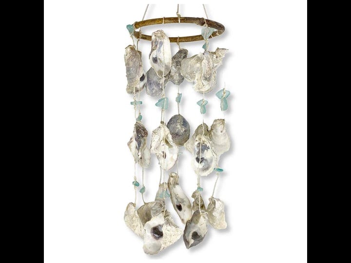 the-joy-tree-sea-glass-shell-wind-chime-mobile-outdoor-hanging-d-cor-18-long-1