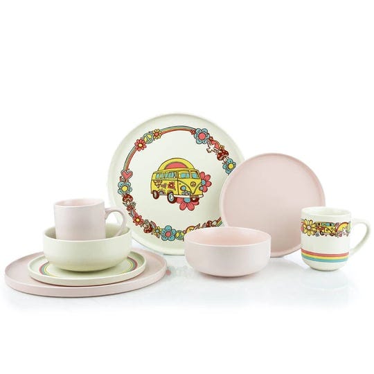 modern-flat-32-piece-dinnerware-set-soft-pink-peace-and-love-1