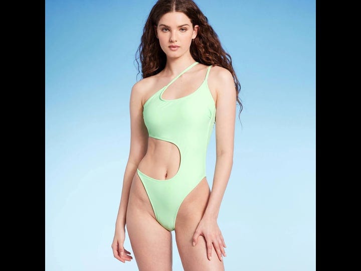 womens-one-shoulder-cut-out-one-piece-swimsuit-wild-fable-light-green-s-1
