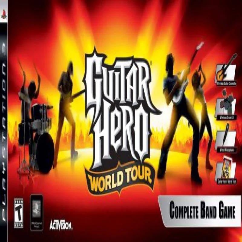 Complete Guitar Hero World Tour Band Set for PlayStation 3 | Image