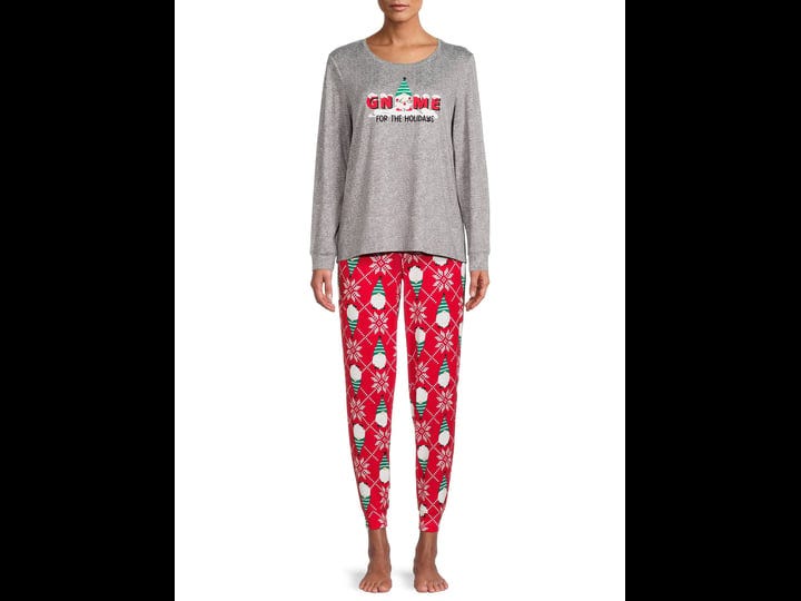 secret-treasures-womens-long-sleeve-shirt-and-joggers-pajama-set-size-s-1