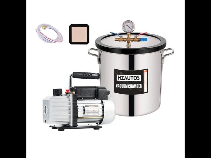 hzautos-5-gallon-tempered-glass-lid-vacuum-chamber-and-4cfm-1-stage-vacuum-pump-hvac-for-stabilizing-1