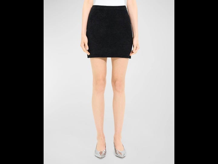 theory-womens-micro-velvet-miniskirt-black-size-small-1