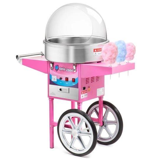 cotton-candy-machine-electric-candy-floss-maker-with-cart-and-shield-olde-midway-1