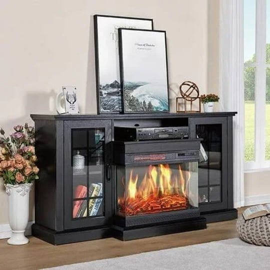 amerlife-59in-3-sided-glass-fireplace-tv-stand-for-tvs-up-to-65-inch-black-1