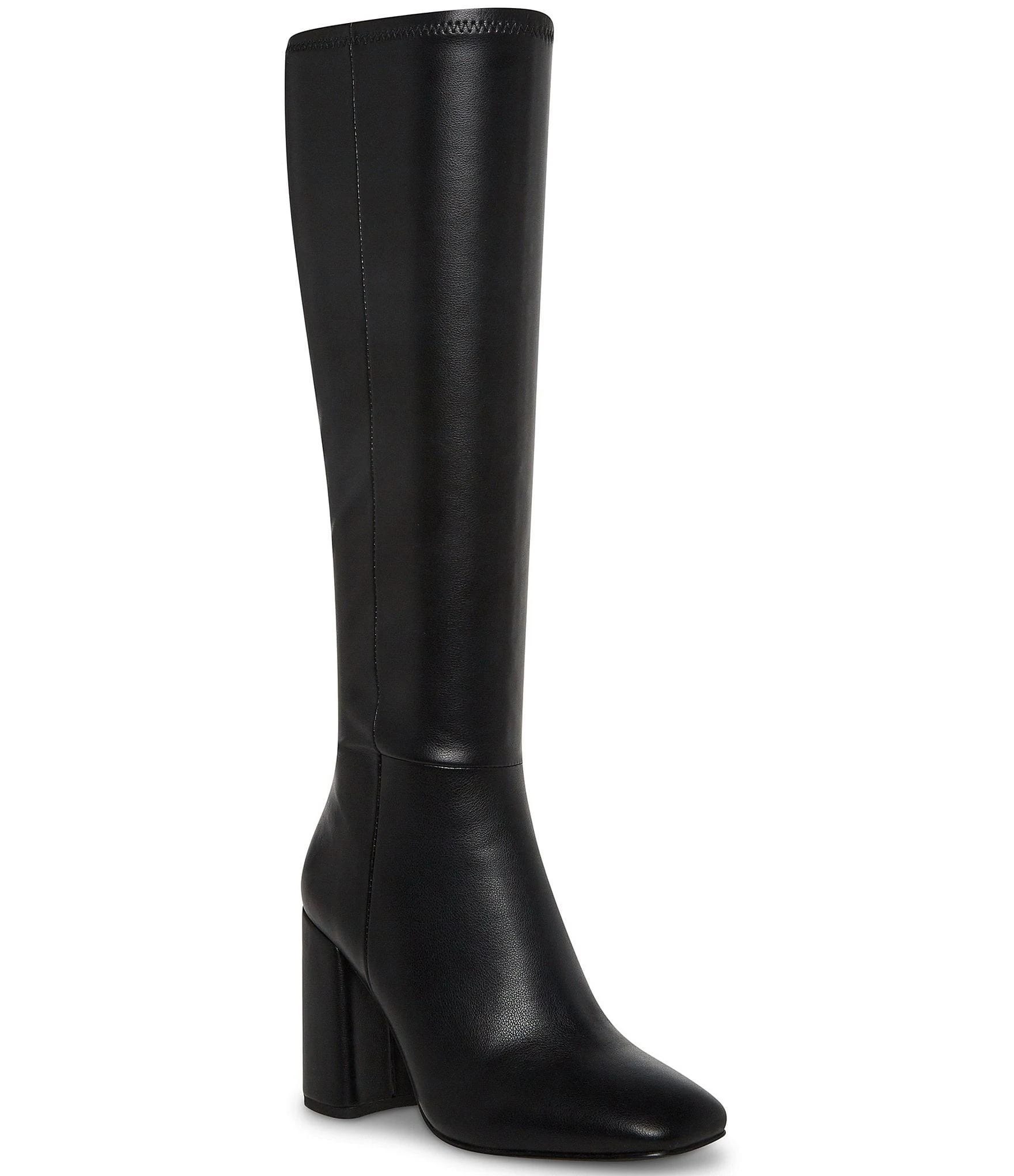 Black Heeled Boot by Steve Madden: Knee-High Elegance | Image