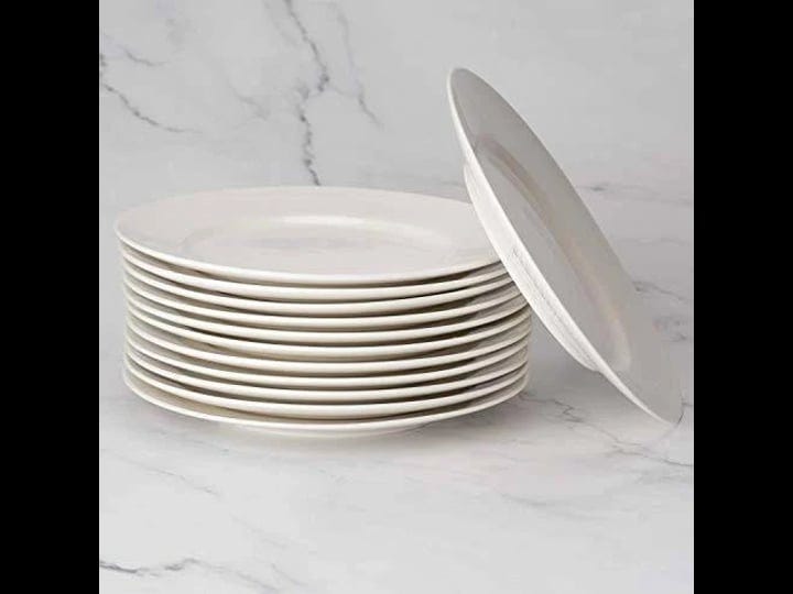 amhomel-12-piece-white-porcelain-dinner-plate-set-1