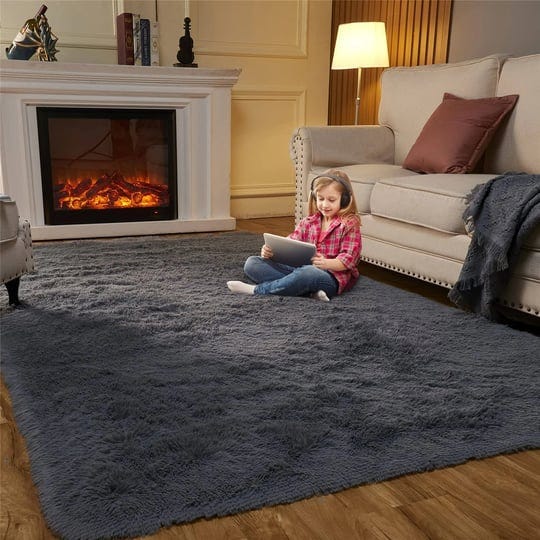 easyjoy-fluffy-area-rugs-for-bedroom-living-room-4ft-x-6ft-dark-gray-furry-carpet-for-teens-room-sha-1