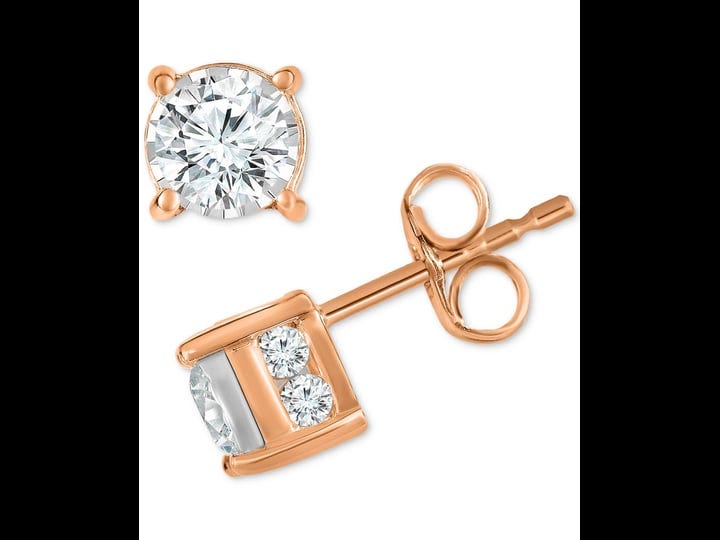 trumiracle-diamond-stud-earrings-1-ct-t-w-in-14k-gold-rose-gold-1