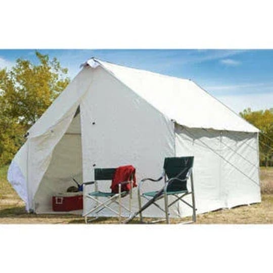 guide-gear-outdoor-canvas-tent-shelter-bundle-storage-floor-frame-camp-cabin-10-x-12-new-1