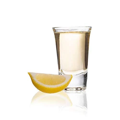 Burns Flared Tequila Glasses: 6-Piece Heavy Base Shot Glass Set | Image