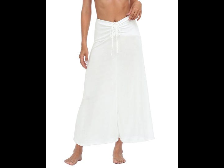 hde-womens-ruched-cover-up-skirt-convertible-dress-swimsuit-coverup-white-s-womens-size-small-1