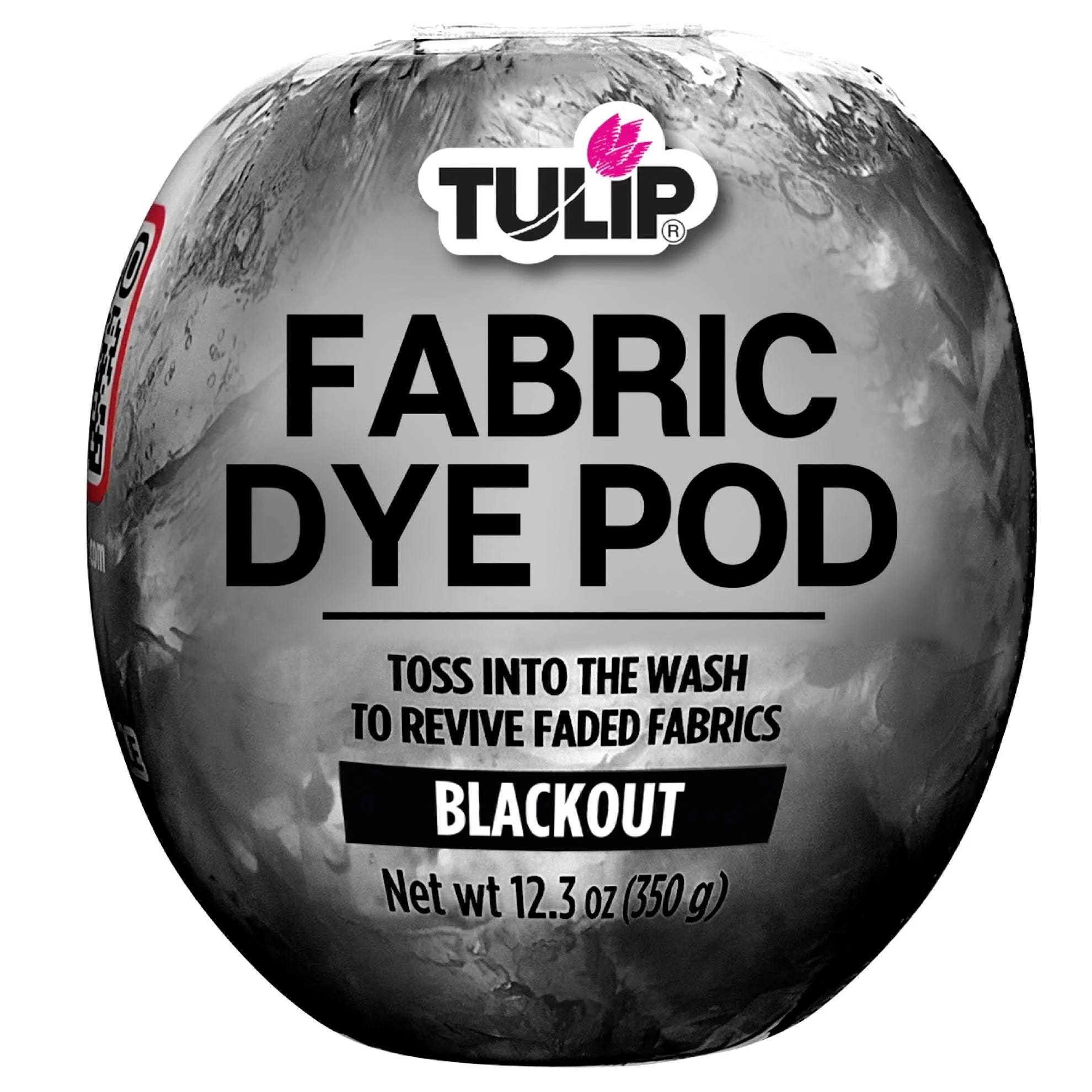 Tulip Fabric Dye Pod - Blackout (Black) | Image