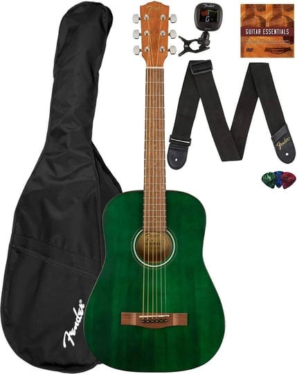 fender-fa-15-34-scale-kids-steel-string-acoustic-guitar-green-learn-to-play-bundle-with-gig-bag-tune-1