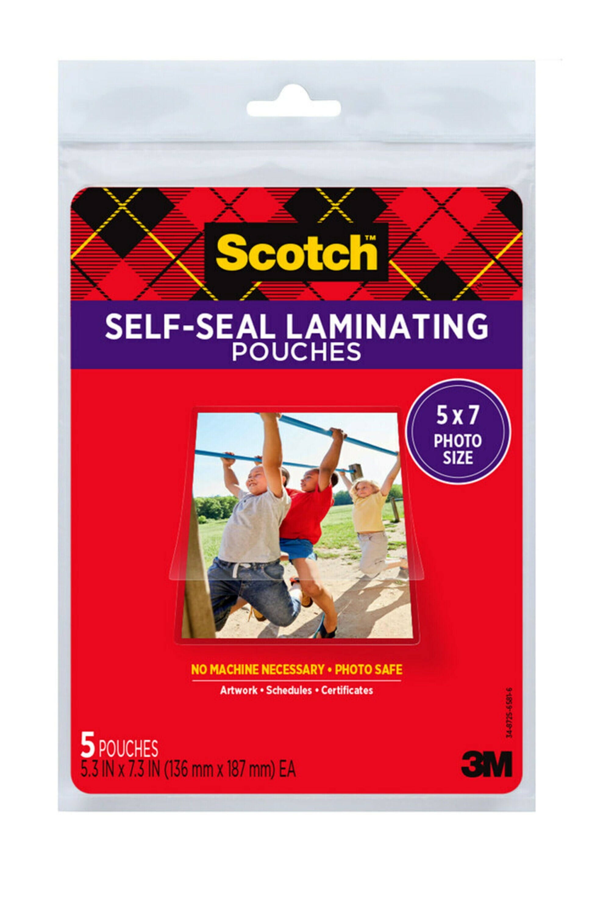 Scotch Self-Sealing Laminating Sheets (5 Count) | Image