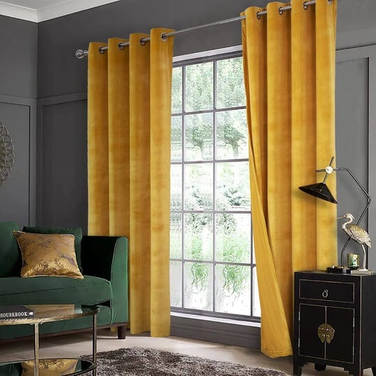 always4u-yellow-soft-velvet-curtains-set-of-2-84-inches-long-for-living-room-bedroom-light-filtering-1