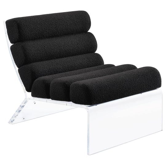 coaster-furniture-serreta-boucle-upholstered-armless-accent-chair-with-clear-acrylic-frame-black-1